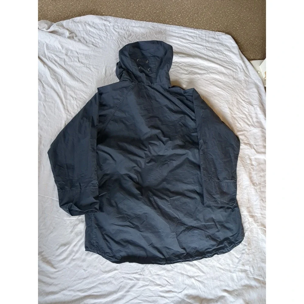 Barbour Engineered Garments Washed Warby Anorak Jacket‎ Pullover Sz Large Black
